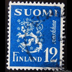Finlande 00302 armoiries 12M de 1947