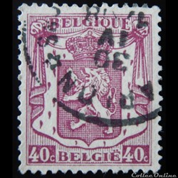 Belgique 00479 lion debout 40c de 1938