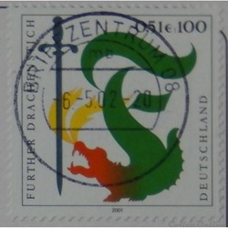 Allemagne RFA 02039 festival du dragon de Fürth 100pf, 0.51€ de 2001