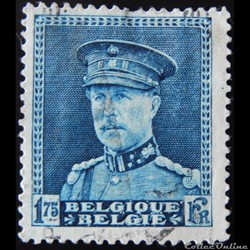 Belgique 00320 roi Albert I 1.75F de 1931