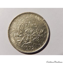 5 Francs Semeuse 1972
