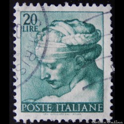 Italie 00830 fresque de Michelangelo 20 lires de 1961