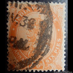 Inde coloniale 00084A roi George V 2'6 Annas de 1923