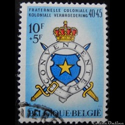 Belgique 01421 fraternelle coloniale 10+5F de 1967