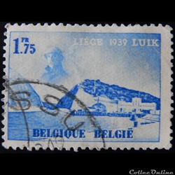 Belgique 00487 exposition de l'eau 1.75F de 1938