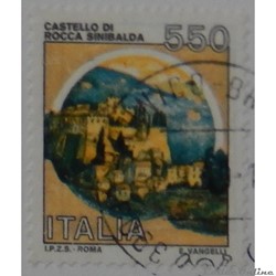 Italie 01603 château de Rocca Sinibalda 550 lires de 1984