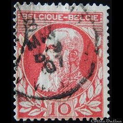Belgique 00074 roi Léopold II 10c de 1905