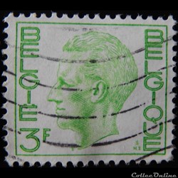 Belgique 01687 roi Baudouin 3F de 1973