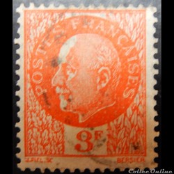 00521 Maréchal Pétain, type Bersier, 3 F orange