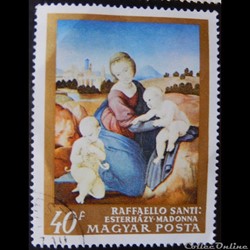 Hongrie 02011 peinture de raffaello 40f de 1968