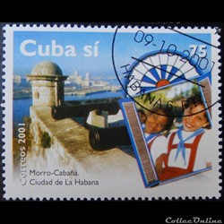 Cuba 04376 château de Morro, La Havane 75c de 2001