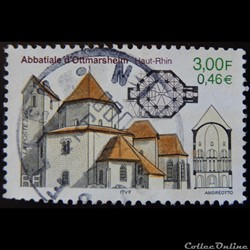 03336 Abbatiale d'Ottmarsheim (Haut Rhin) 3F - 0.46€