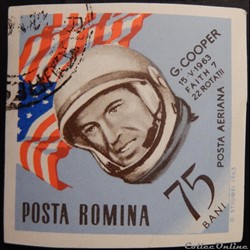 Roumanie PA0206 Gordon Cooper 75 bani de 1964
