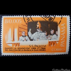 Panama 00862 visite du pape Paul VI 0.005B de 1966
