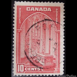 Canada 00197 chapelle du souvenir parlement d'Ottawa 10c de 1938