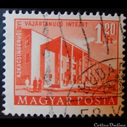 Hongrie 01089 école des mines à Budapest 1.20ft de 1953