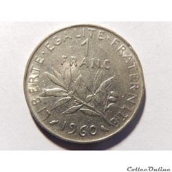 1 franc semeuse 1960
