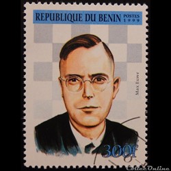 Bénin 00890 Max Euwe 300f de 1999