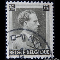 Belgique 00480 roi Léopold III 75c de 1938
