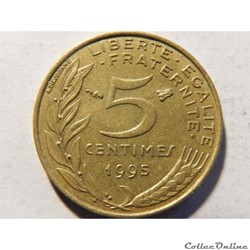 5 centimes Marianne 1995