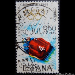 Espagne 01505 JO d'hiver de Grenoble 3.50Ptas de 1968