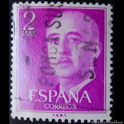 Espagne 00865A général Francisco Franco 2Ptas de 1956