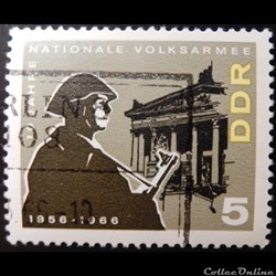 Allemagne RDA 00860 galerie nationale de Berlin 5pf de 1966