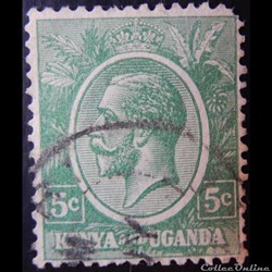 Communauté Est-Africaine 0002A roi George V de 1927 5c