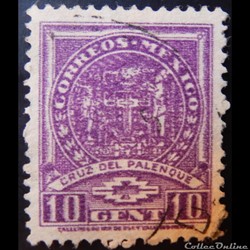 Mexique 00525 croix de Palenque 10c de 1937