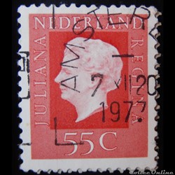 Pays-Bas 01035 reine Juliana 55c de 1976