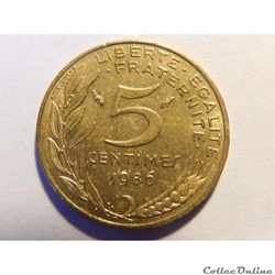 5 centimes Marianne 1986
