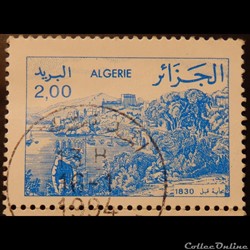 Algérie 00803 vue de Bejaia en 1830 2.00d de 1984
