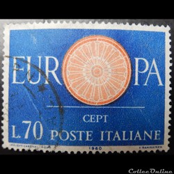 Italie 00823 Europa CEPT 70 lires de 1960
