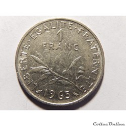 1 franc semeuse 1965