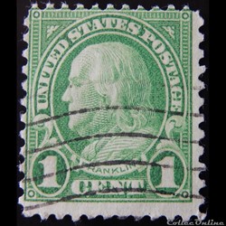 Etats Unis 00228A Benjamin Franklin 1c de 1923