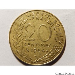20 centimes Marianne 1984