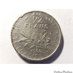 50 centimes Semeuse 1966