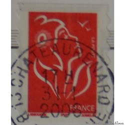 AA00049 Marianne de Lamouche rouge sans valeur de 2005