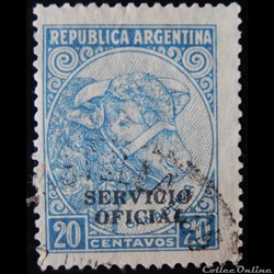 Argentine S0344B élevage de bovins 20c de 1951