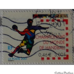 03367 championnat du monde de Handball 0.46€ - 3F de 2001