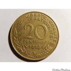 20 centimes Marianne 1989