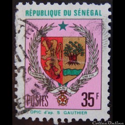 Sénégal 00355 armoirie 35F de 1971