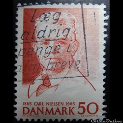 Danemark 00440 Carl Nielsen, compositeur 50ore de 1965
