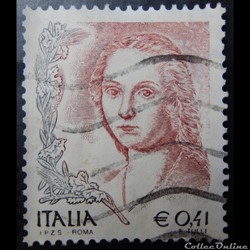 Italie 02537 femme et la licorne 0.41 € de 2002