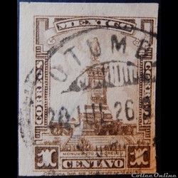 Mexique B0451A lutte contre les sauterelles 1c de 1923