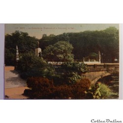 CPA de Moselle, Metz, fontaines de l'esplanade