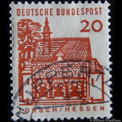 Allemagne RFA 00324 abbaye de Lorsch, Hessen 20pf de 1965