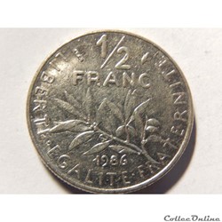 50 centimes Semeuse 1986