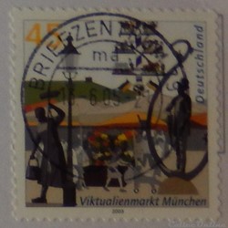 Allemagne RFA 02182 marché alimentaire de München 45c de 2003