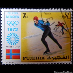 Fujeira 01067A patinage de vitesse 7D de 1971